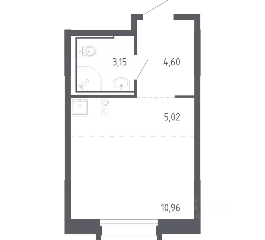 Студия Приморский край, Владивосток Квартал Нейбута жилой комплекс ... - Фото 1