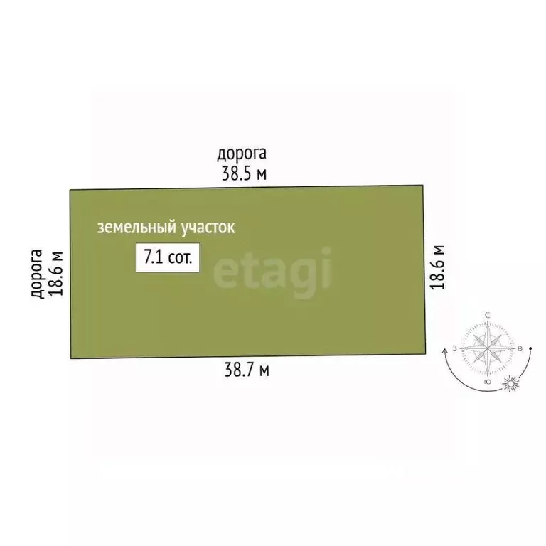 Участок в Ростовская область, Аксайский район, Щепкинское с/пос, пос. ... - Фото 2