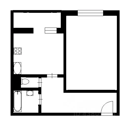 1-к кв. Санкт-Петербург Кременчугская ул., 19к3 (45.0 м) - Фото 2