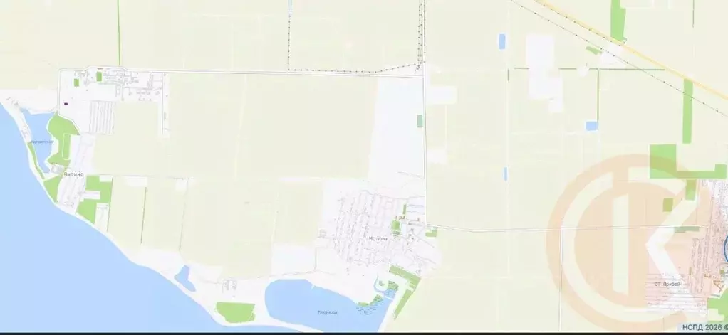 Участок в Крым, Сакский район, Молочненское с/пос, с. Витино ул. ... - Фото 2