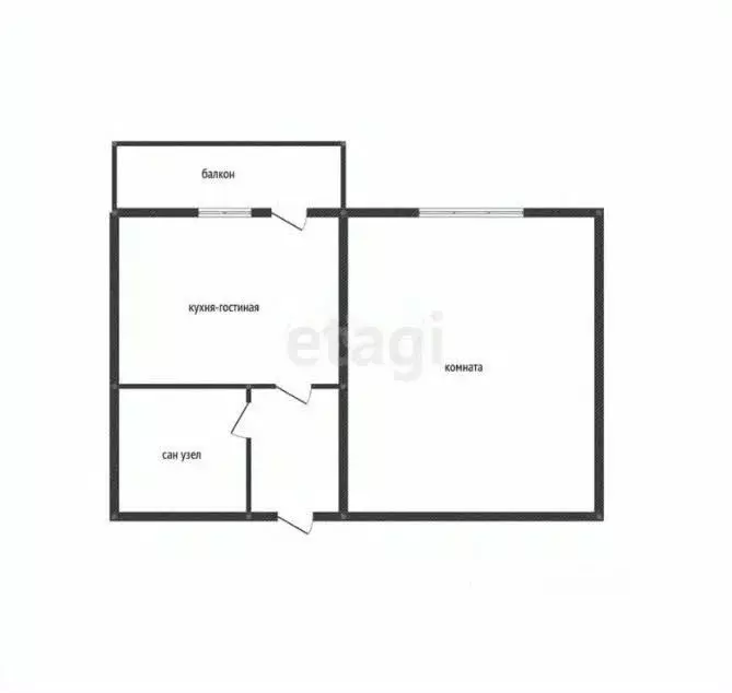 1-к кв. Краснодарский край, Динской район, Южно-Кубанское с/пос, пос. ... - Фото 2