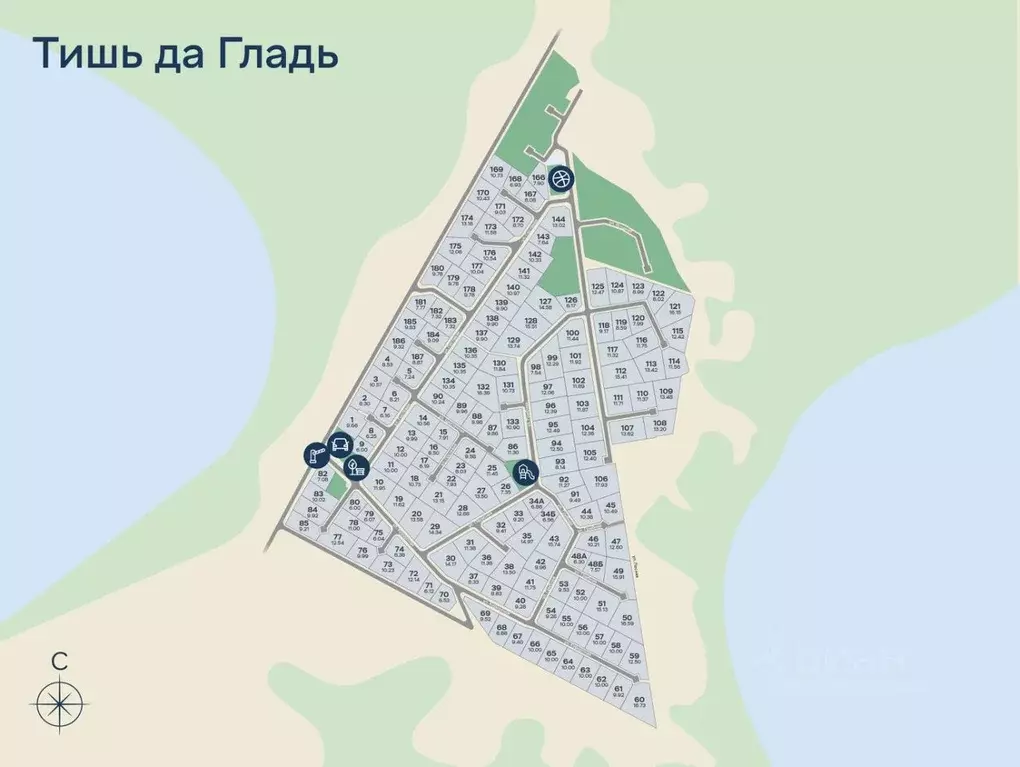 Участок в Ленинградская область, Выборгский район, Приморское ... - Фото 1