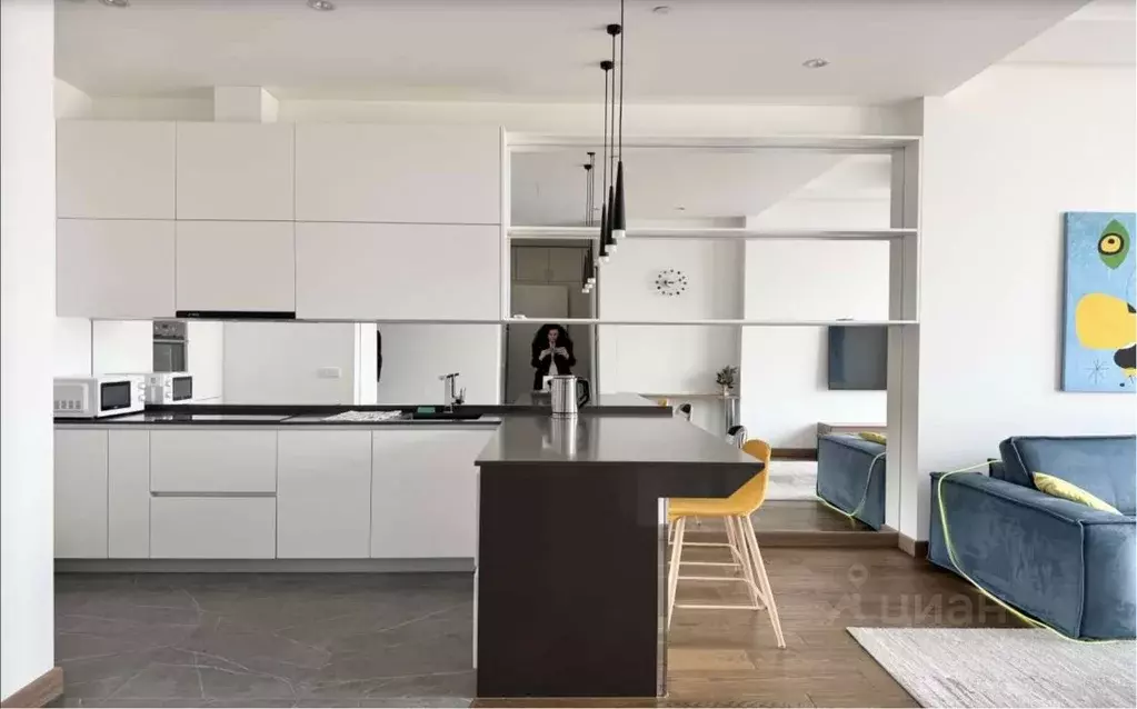 1-к кв. Москва 1-й Красногвардейский проезд, 22с2 (58.1 м) - Фото 1