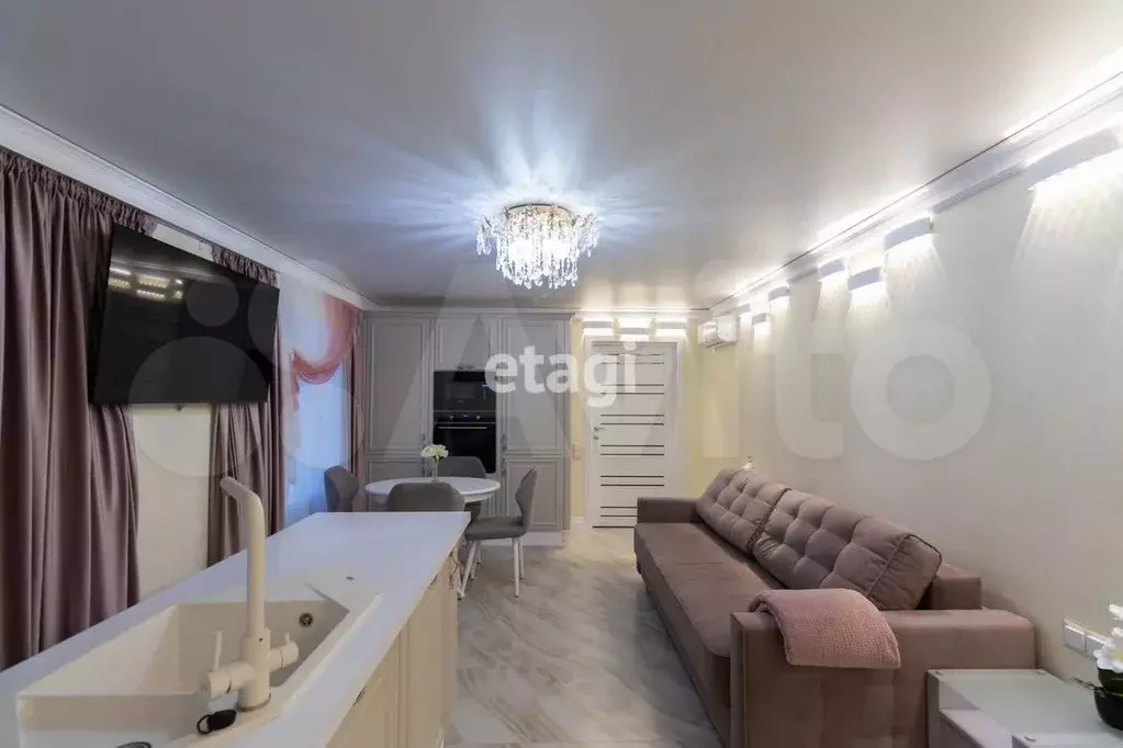 1-к. квартира, 45 м, 2/5 эт. - Фото 1