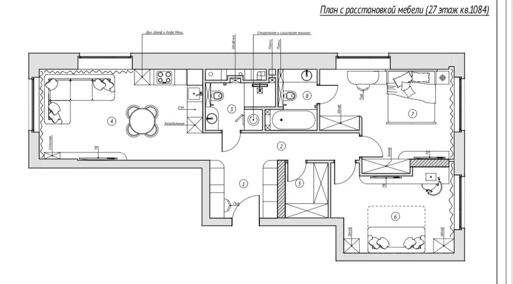 3-к кв. Москва Шмитовский проезд, 39к6 (80.0 м) - Фото 2