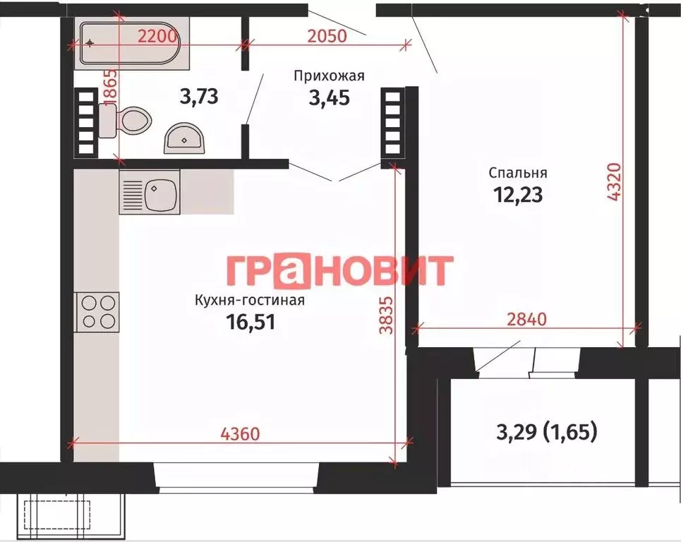 1-к кв. Новосибирская область, Новосибирский район, Мичуринский ... - Фото 1