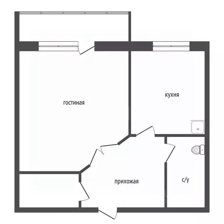 1-к кв. Красноярский край, Сосновоборск ул. Ленинского Комсомола, 37 ... - Фото 2