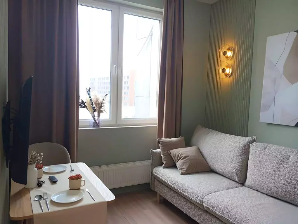 Студия Москва Березовая аллея, 19к4 (16.0 м) - Фото 1