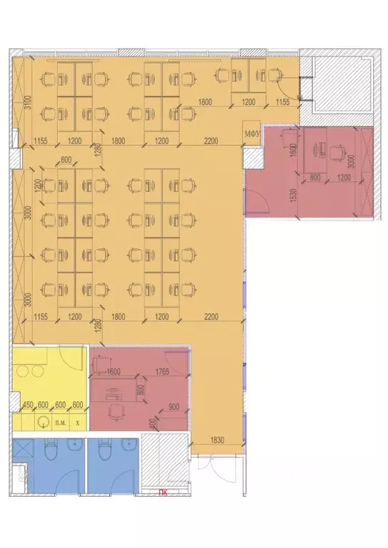 Офис в Москва Новодмитровская ул., 2к1 (145 м) - Фото 1