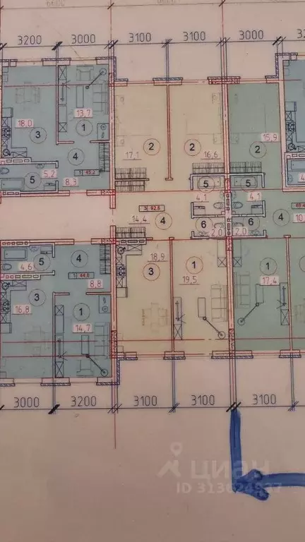 3-к кв. Северная Осетия, Владикавказ ул. Билара Кабалоева, 6А (92.6 м) - Фото 2