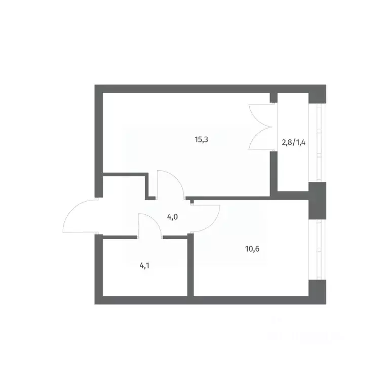 1-к кв. Ленинградская область, Ломоносовский район, Аннинское ... - Фото 1