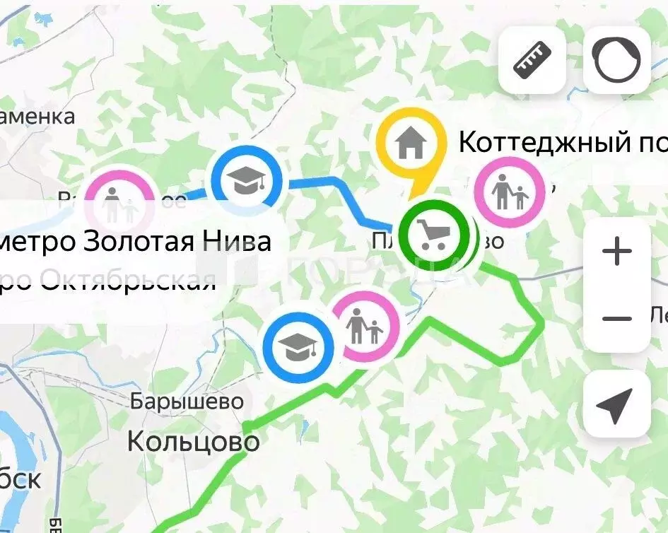 Участок в Новосибирская область, Новосибирский район, Плотниковский ... - Фото 1