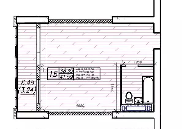 1-к кв. Приморский край, Владивосток Енисейская ул. (41.59 м) - Фото 1