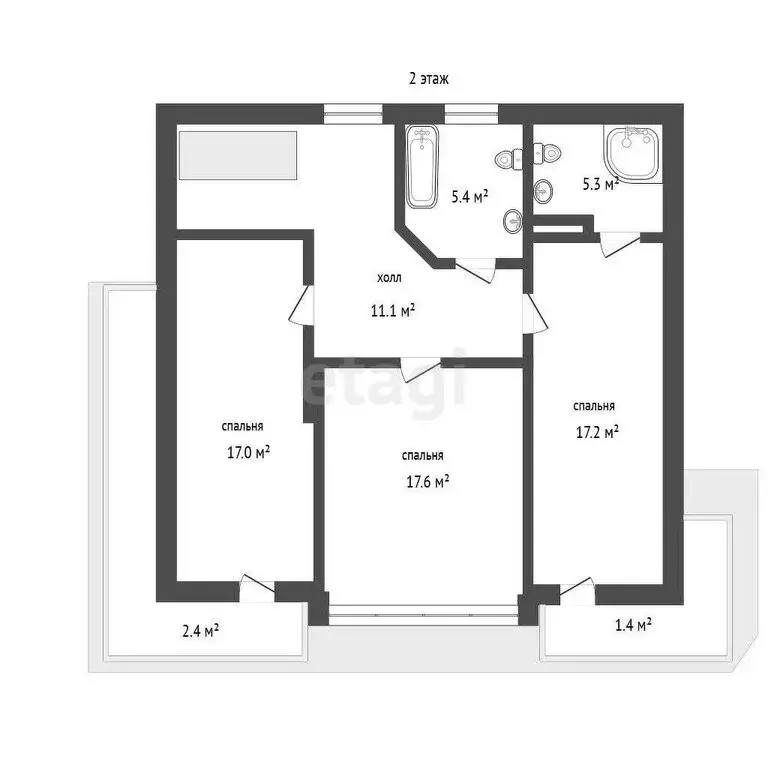 Дом в посёлок городского типа Янтарный, Озёрная улица (186 м) - Фото 2