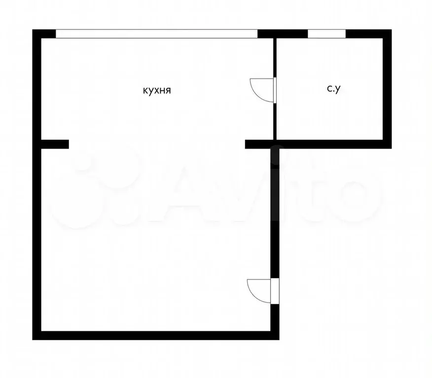Квартира-студия, 27 м, 2/5 эт. - Фото 0