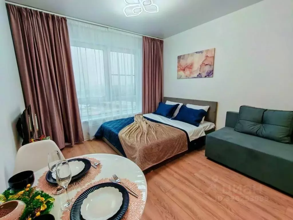 1-к кв. Московская область, Ленинский городской округ, Боброво пгт ш. ... - Фото 1