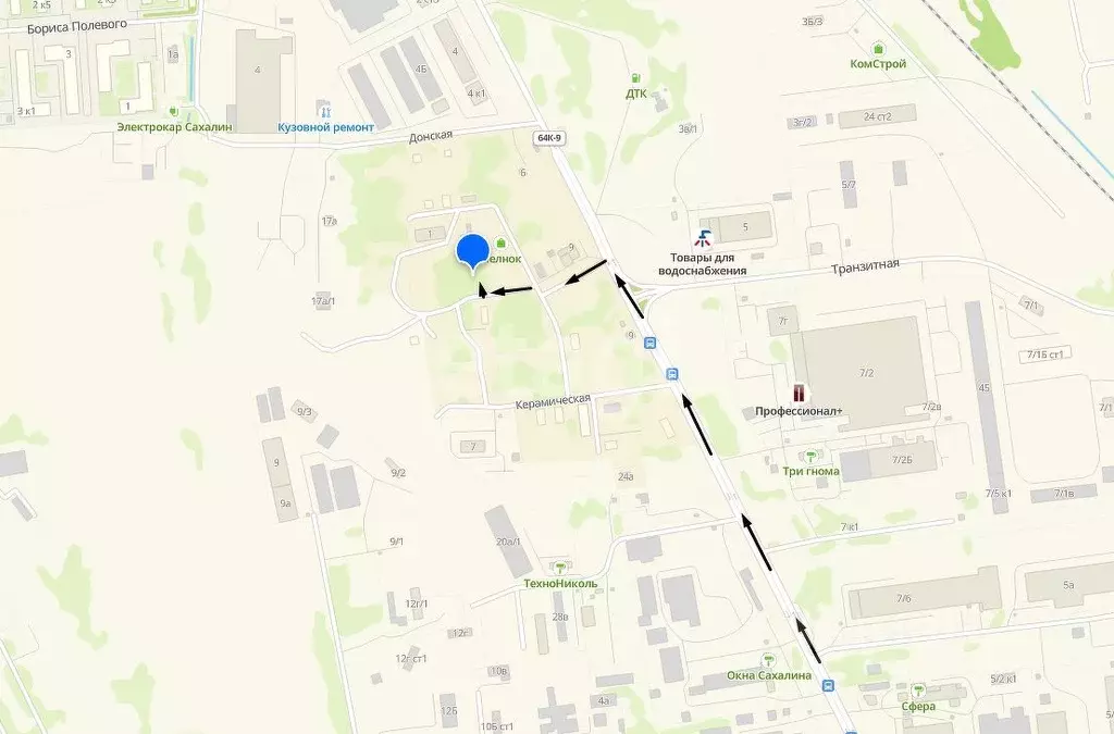 Участок в Сахалинская область, Южно-Сахалинск Холмский пер. (65.0 ... - Фото 2