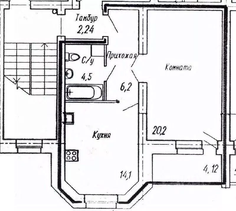 1-к кв. Ярославская область, Ярославль Ярославская ул., 144 (45.0 м) - Фото 2