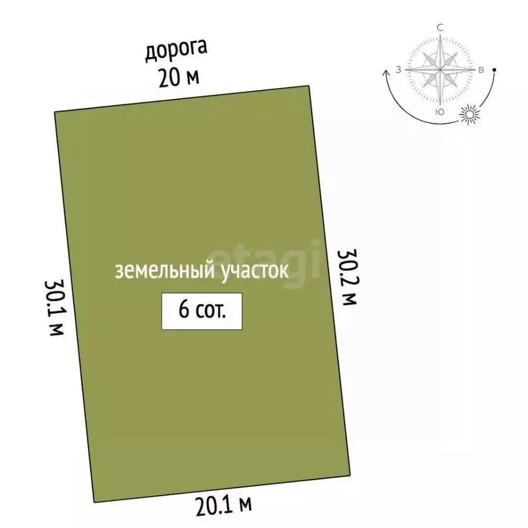 Участок в Крым, Симферополь ул. Героев Альмы (6.0 сот.) - Фото 1