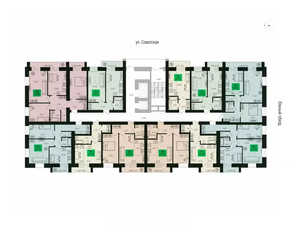 2-к кв. Кировская область, Кирово-Чепецкий район, Федяковское с/пос, ... - Фото 2