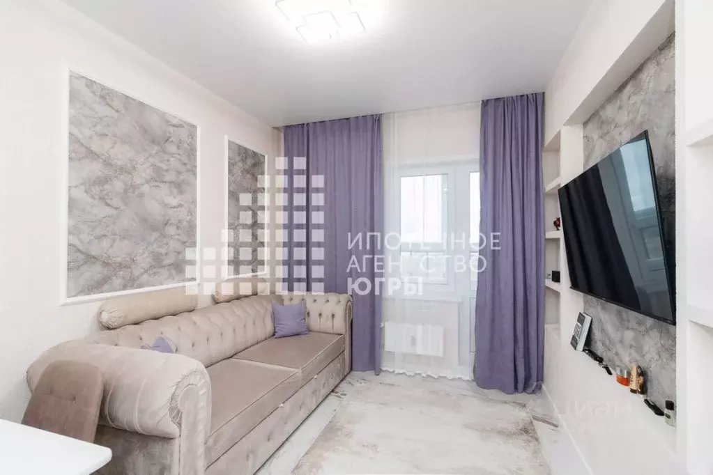 1-к кв. Ханты-Мансийский АО, Ханты-Мансийск Самаровская ул., 10 (33.3 ... - Фото 2