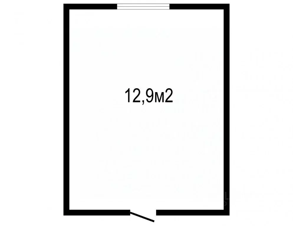 Студия Тюменская область, Тюмень ул. Котовского, 13 (13.1 м) - Фото 2