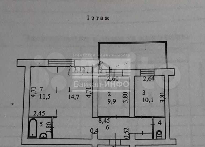 3-к. квартира, 65 м, 1/5 эт. - Фото 0