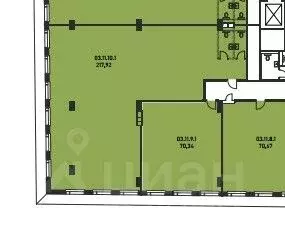 Офис в Москва Полесский проезд, 16 (218 м) - Фото 2