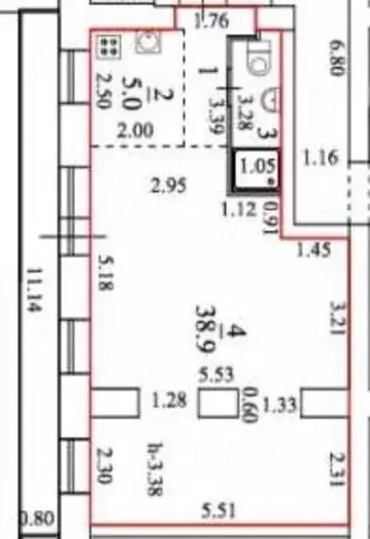 2-к кв. Иркутская область, Иркутск бул. Рябикова, 1 (50.8 м) - Фото 2