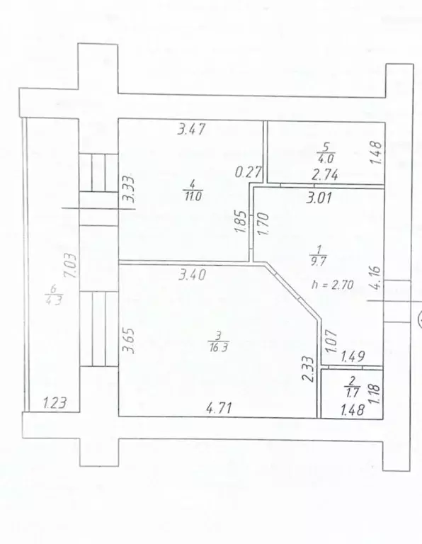 1-к кв. Татарстан, Казань Ягодинская ул., 25 (47.0 м) - Фото 2
