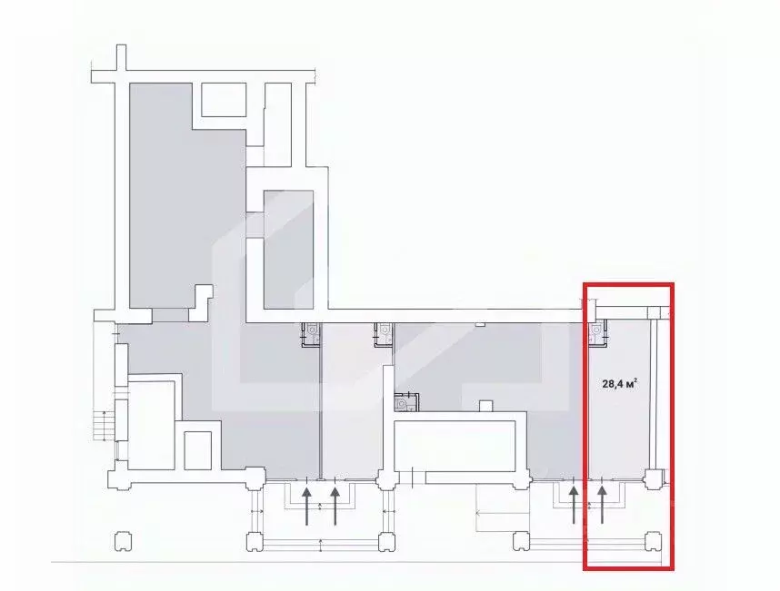 Помещение свободного назначения в Москва Долгоруковская ул., 40 (28 м) - Фото 2