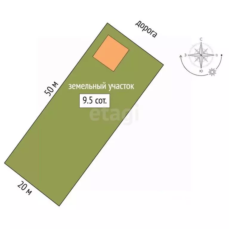 Участок в Крым, Симферопольский район, с. Доброе ул. Юрия Османова ... - Фото 1