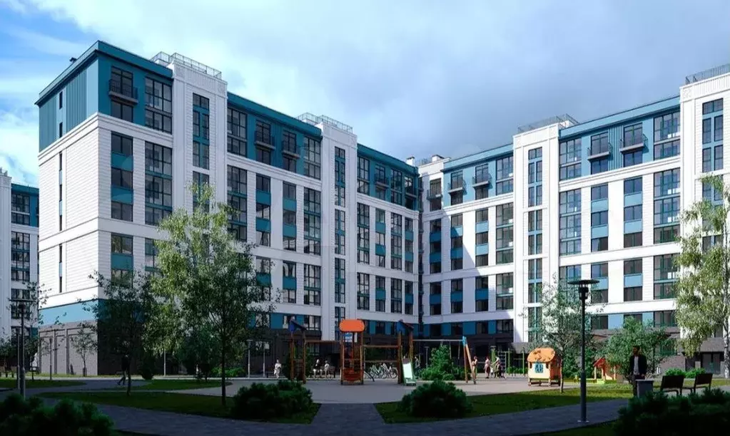 1-к. квартира, 34 м, 1/9 эт. - Фото 0