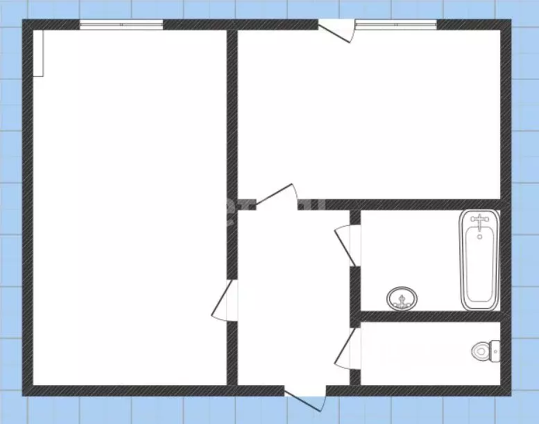 1-к кв. Липецкая область, Задонск ул. Коммуны, 25 (35.5 м) - Фото 2