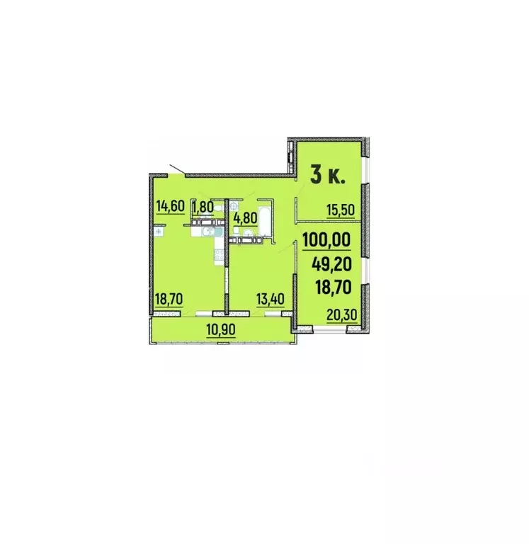 3-к кв. Краснодарский край, Туапсинский муниципальный округ, с. Агой ... - Фото 1