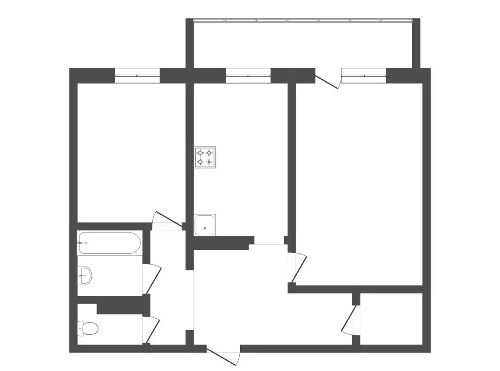 2-комнатная квартира: Тюмень, Широтная улица, 134к2 (65 м) - Фото 0