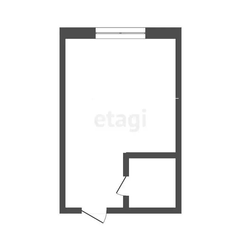 Квартира-студия: Юрга, проспект Победы, 41 (23.1 м) - Фото 1