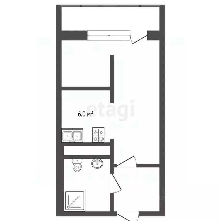 Студия Московская область, Реутов Носовихинское ш., 25 (31.0 м) - Фото 2