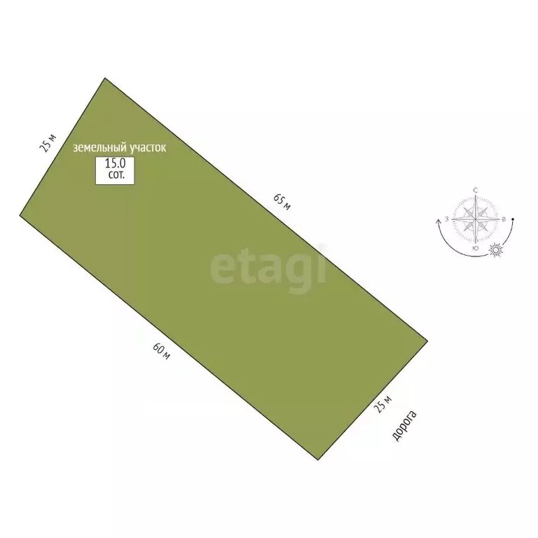 Участок в Калужская область, Дзержинский район, Совхоз Чкаловский ... - Фото 2