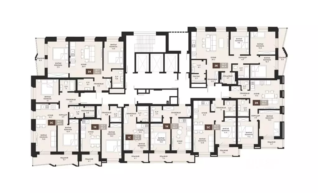 1-к кв. Новосибирская область, Новосибирск Закаменский мкр,  (38.9 м) - Фото 1