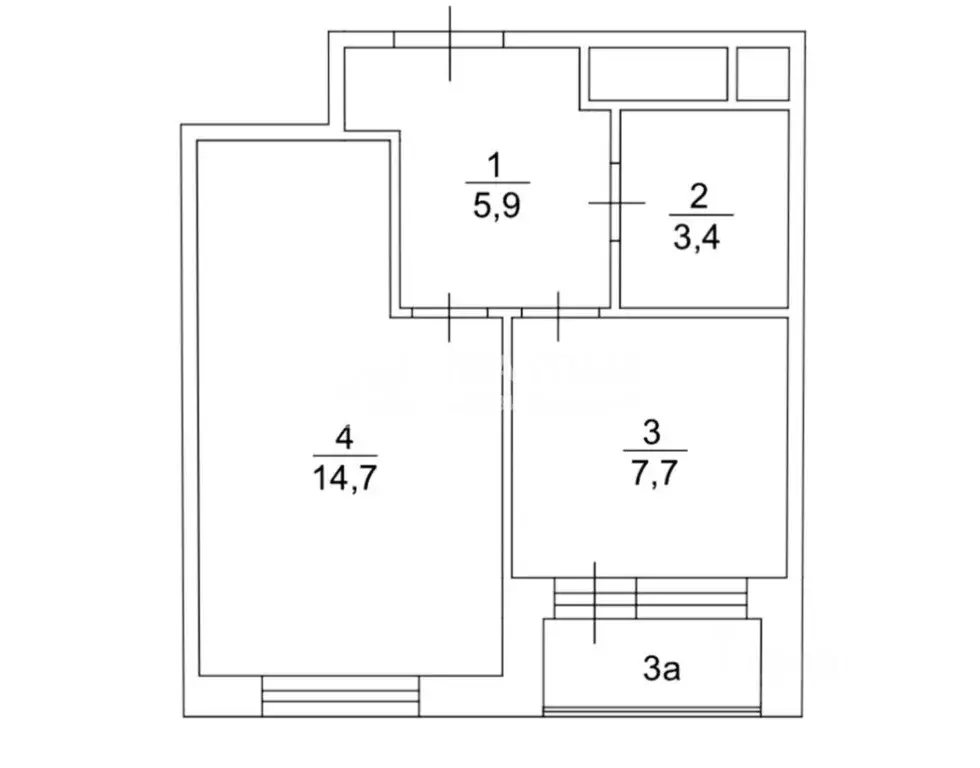 1-к кв. Московская область, Пушкино Заветы Ильича мкр, ул. Степана ... - Фото 2