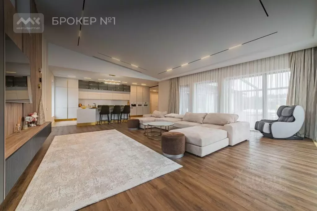 Коттедж в Ленинградская область, Всеволожский район, Агалатовское ... - Фото 1