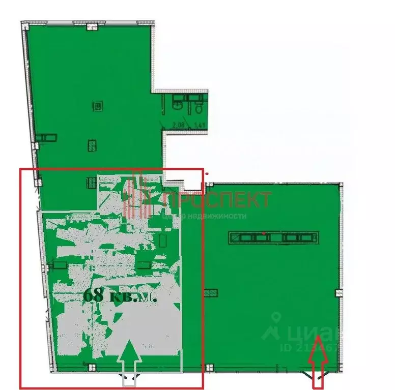 Торговая площадь в Пензенская область, Пенза ул. Генерала Глазунова, 6 ... - Фото 2