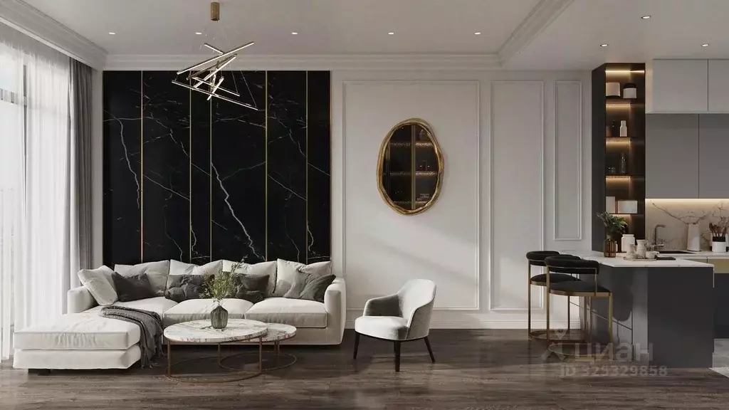 2-к кв. Москва 1-й Красногвардейский проезд, 22с1 (67.4 м) - Фото 2