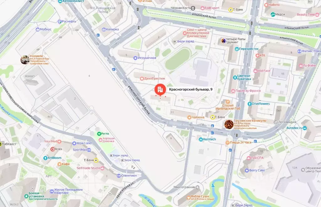 Свободной планировки кв. Московская область, Красногорск бул. ... - Фото 1