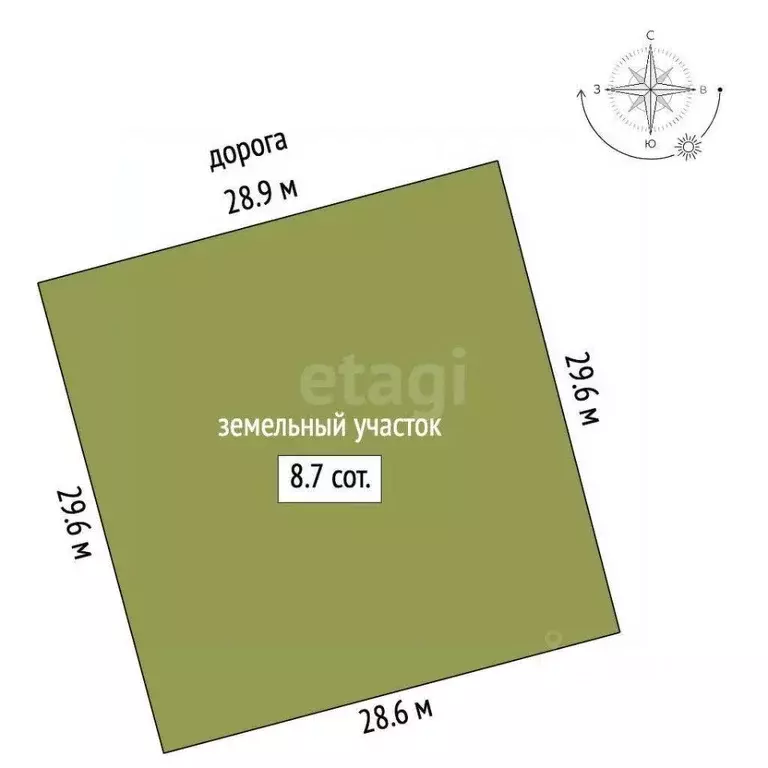Участок в Костромская область, Кострома ул. Владимира Семенова (8.7 ... - Фото 2