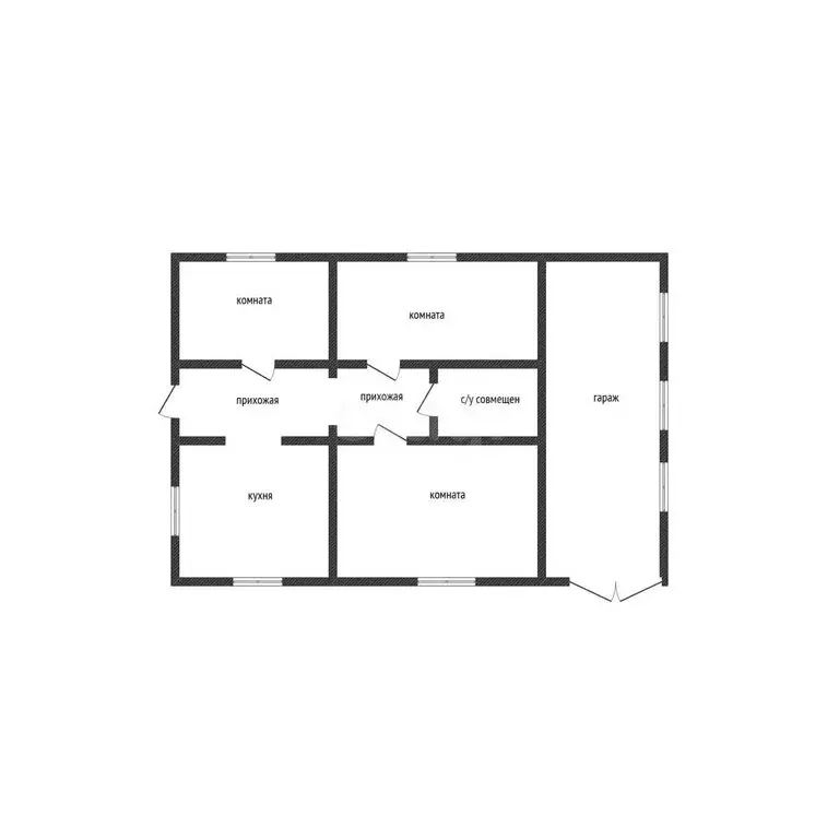 Дом в Строитель, микрорайон Крапивенский (753 м) - Фото 1