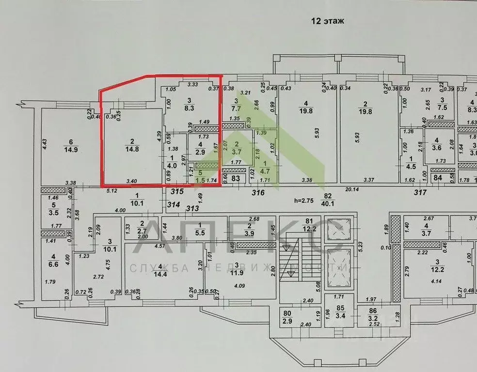1-к кв. Воронежская область, Воронеж Минская ул., 69в (31.5 м) - Фото 1
