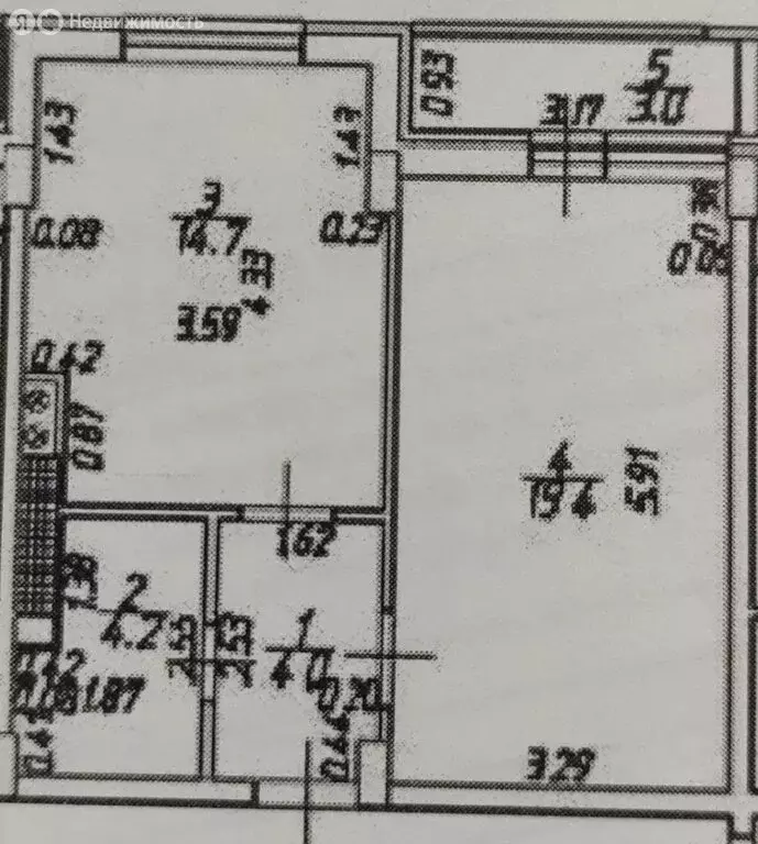 1-комнатная квартира: посёлок городского типа Яблоновский, Шоссейная ... - Фото 1
