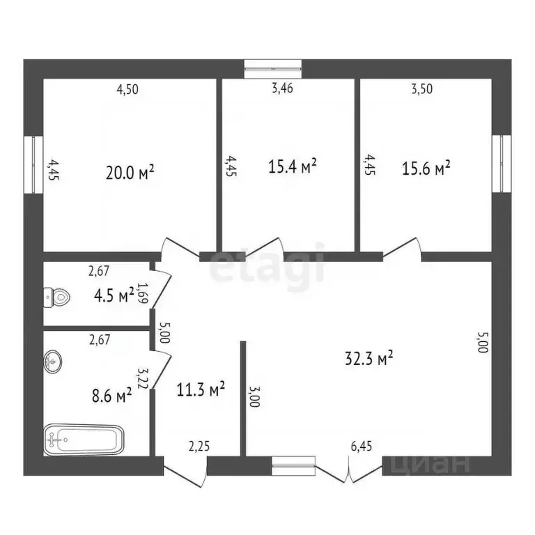 Дом в Калужская область, Жуков  (113 м) - Фото 2